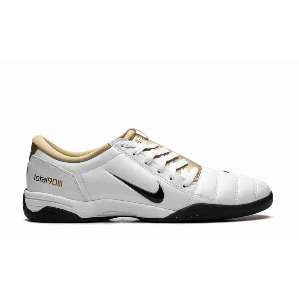 Nike Total 90 SP Mens Size 9 White Metallic Gold Shoes HJ9351-101  NEW